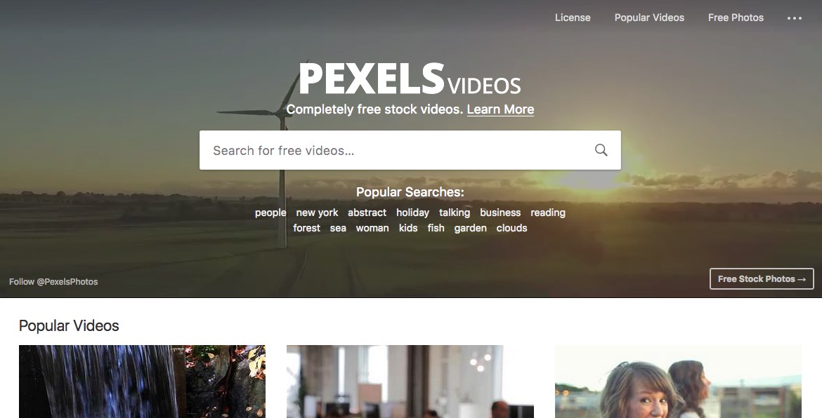 pexel stock videos gratis 100%